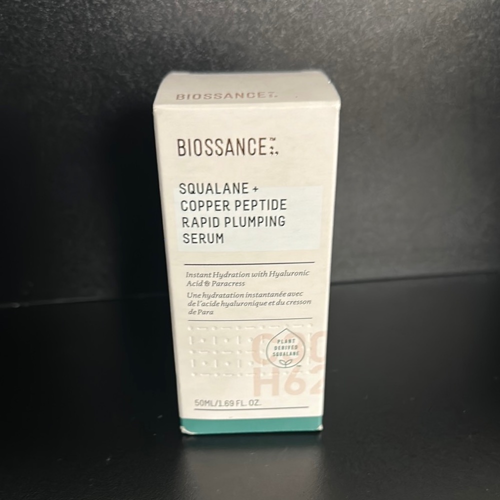 Biossance Squalane & Copper Peptide Rapid Plumping Serum